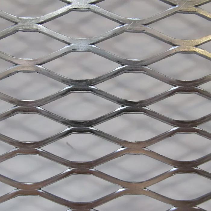 Flattened Expanded Metal